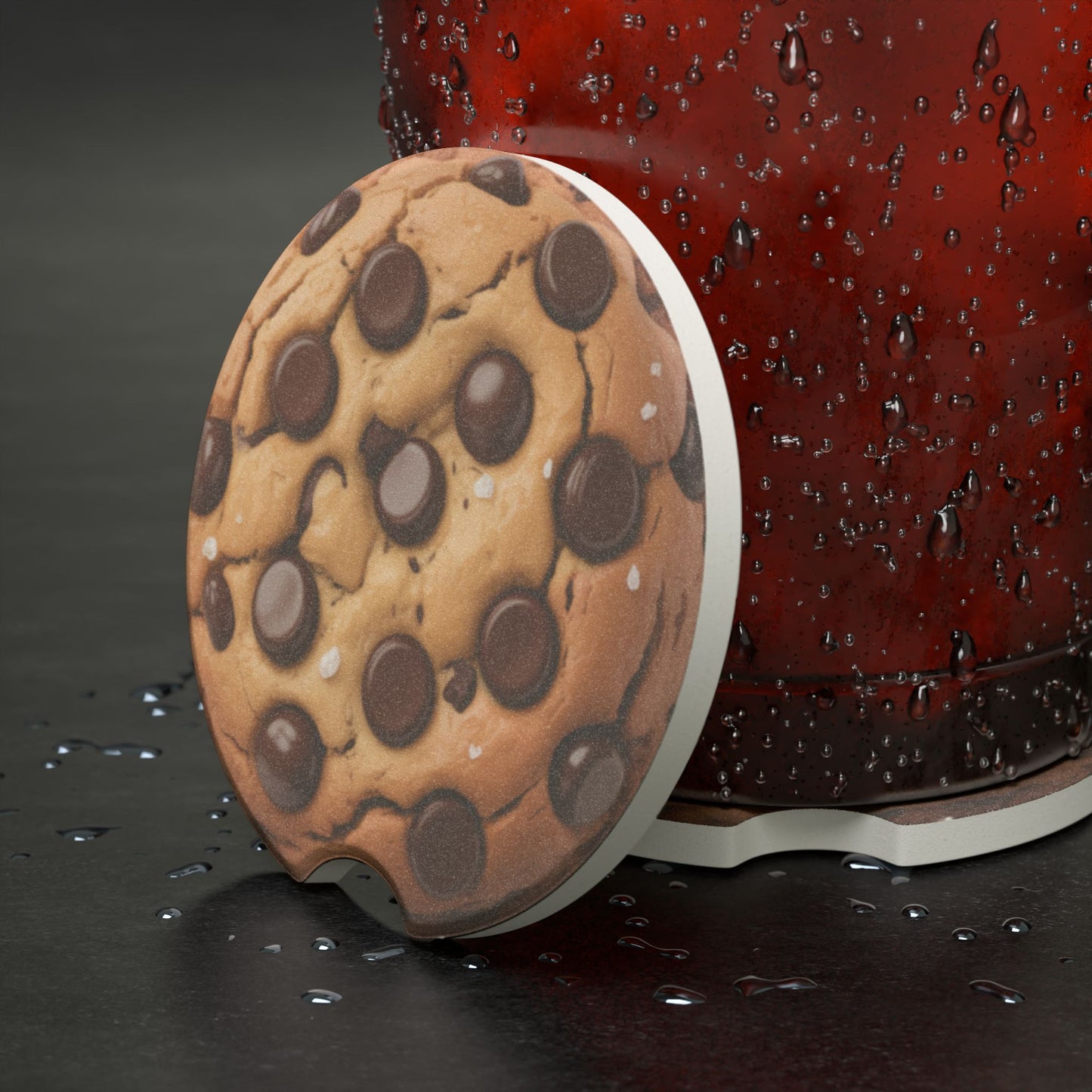 Cookie Soapstone Car Coaster