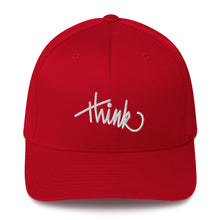 Load image into Gallery viewer, think | Premium Fitted Hat