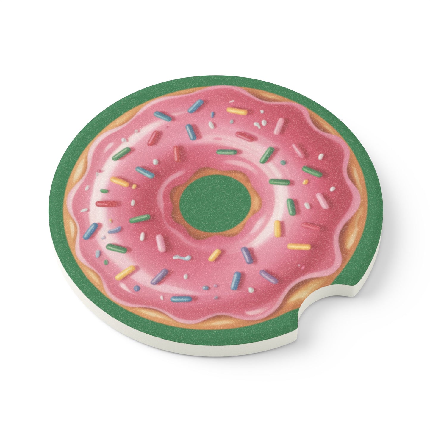 Donut Soapstone Car Coaster