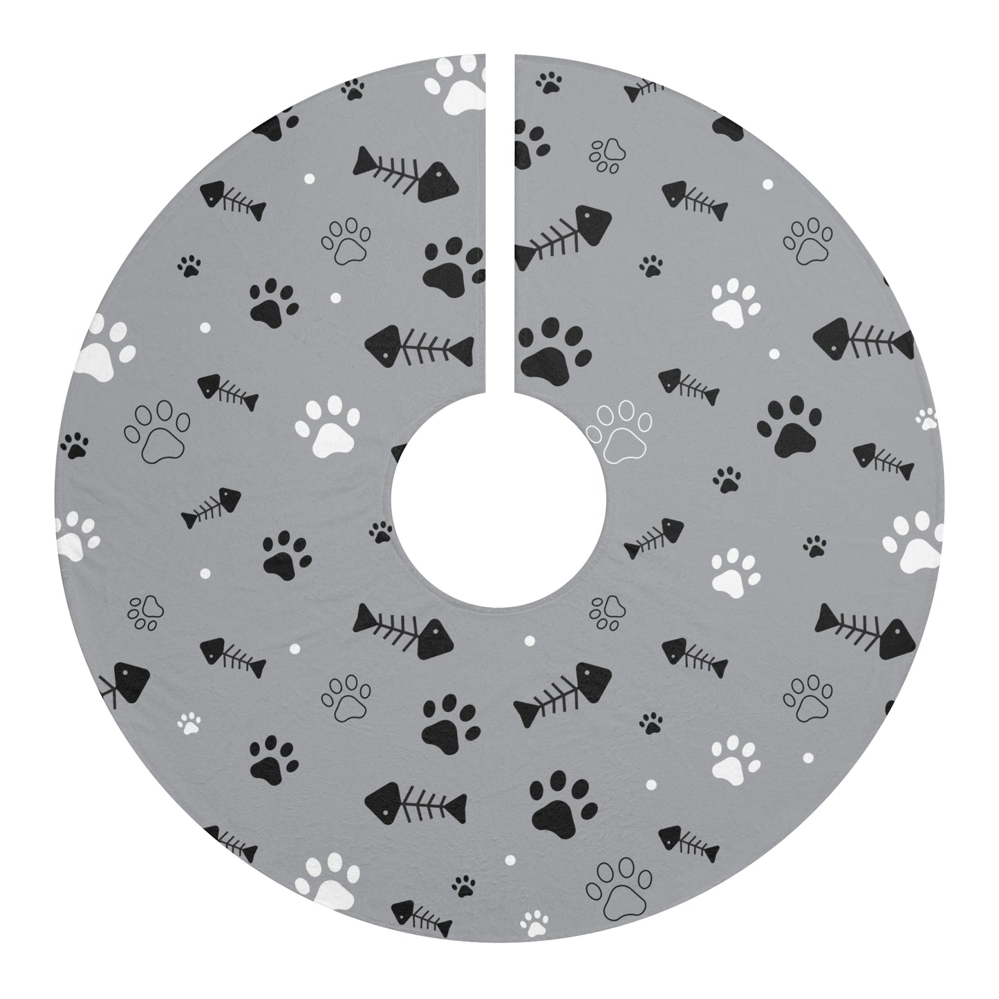 Kitty Christmas Tree Skirt