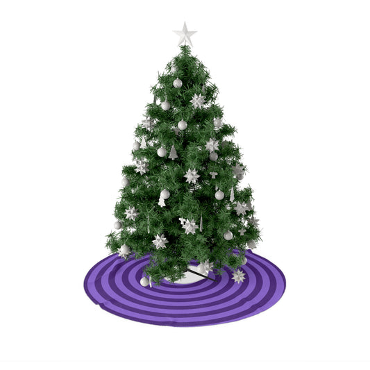 Purple Daze Christmas Tree Skirt