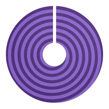 Load image into Gallery viewer, Purple Daze Christmas Tree Skirt

