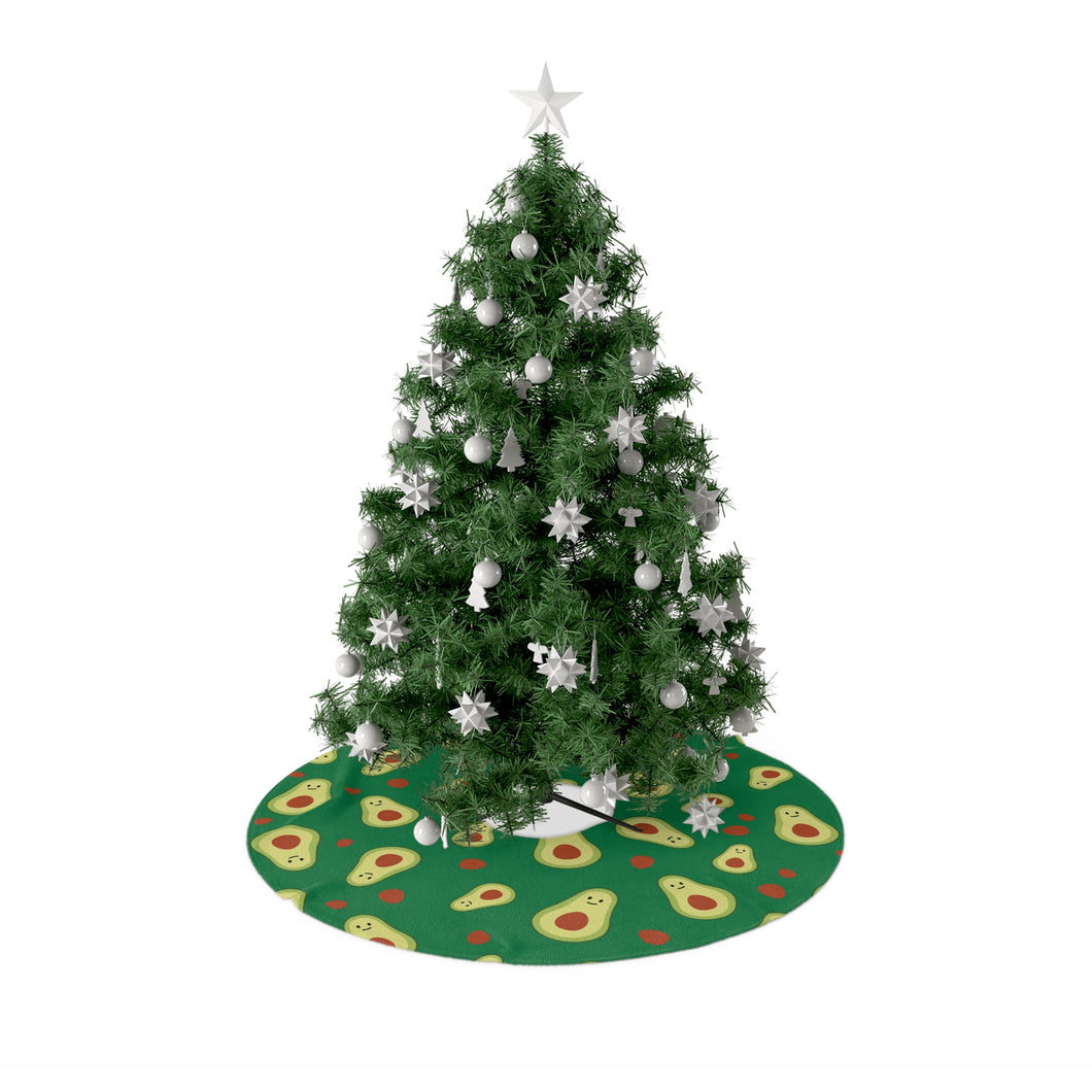 Avocado Christmas Tree Skirt