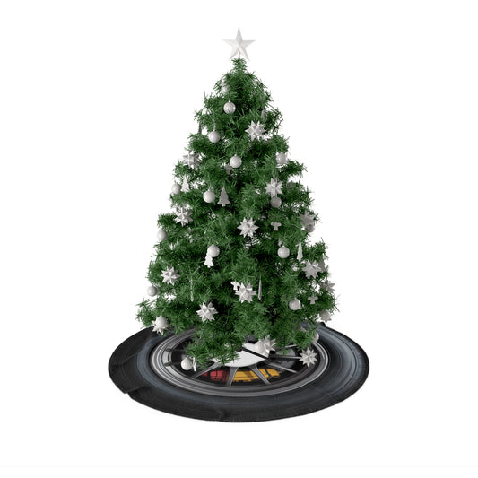 Track Star Christmas Tree Skirt