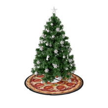 Load image into Gallery viewer, Pizza Christmas Tree Skirt
