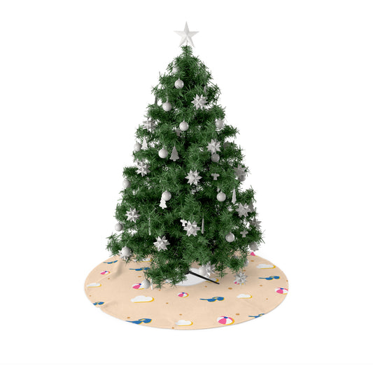 Beach Bum Christmas Tree Skirt