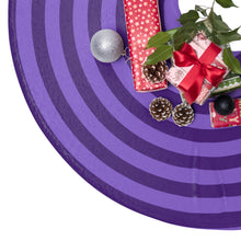 Load image into Gallery viewer, Purple Daze Christmas Tree Skirt
