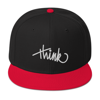 think | Premium Snapback Hat