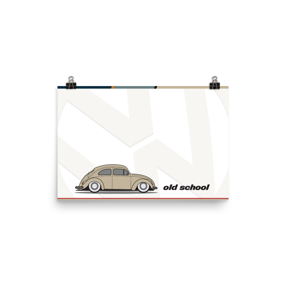 "Old School" | Premium Poster Print