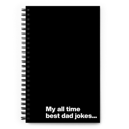 My all time best dad jokes - Spiral Dot Grid Notebook