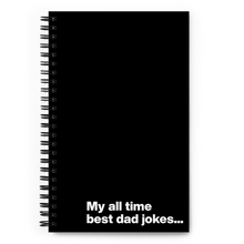 Load image into Gallery viewer, My all time best dad jokes - Spiral Dot Grid Notebook
