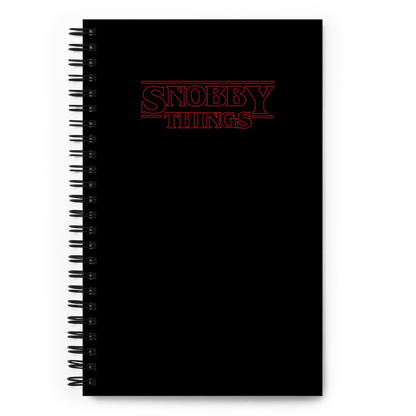 Snobby Things - Spiral Dot Grid Notebook