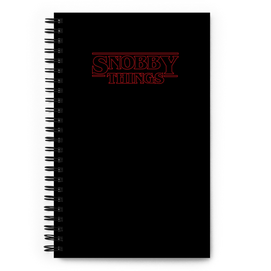 Snobby Things - Spiral Dot Grid Notebook